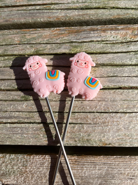 Pink Llama Stitch Stoppers